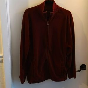 Men's Fleece Zip Down Jacket